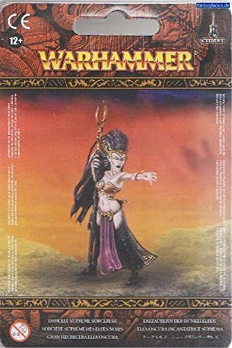 Games Workshop Warhammer Age of Sigmar Dark Elf Sorceress Clam Pack Figure Miniature 85-34