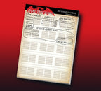 Top Dog Games Hit Point Tracker Pad Any RPG System TDG-HPTrackerPad
