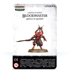Games Workshop Warhammer 40K and Warhammer Age of Sigmar Daemons of Khorne Bloodmaster Herald of Khorne Miniature 97-62