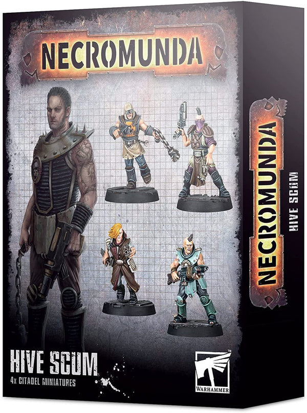 Games Workshop Warhammer 40K Necromunda Hive Scum 4x Citadel Miniatures 300-81