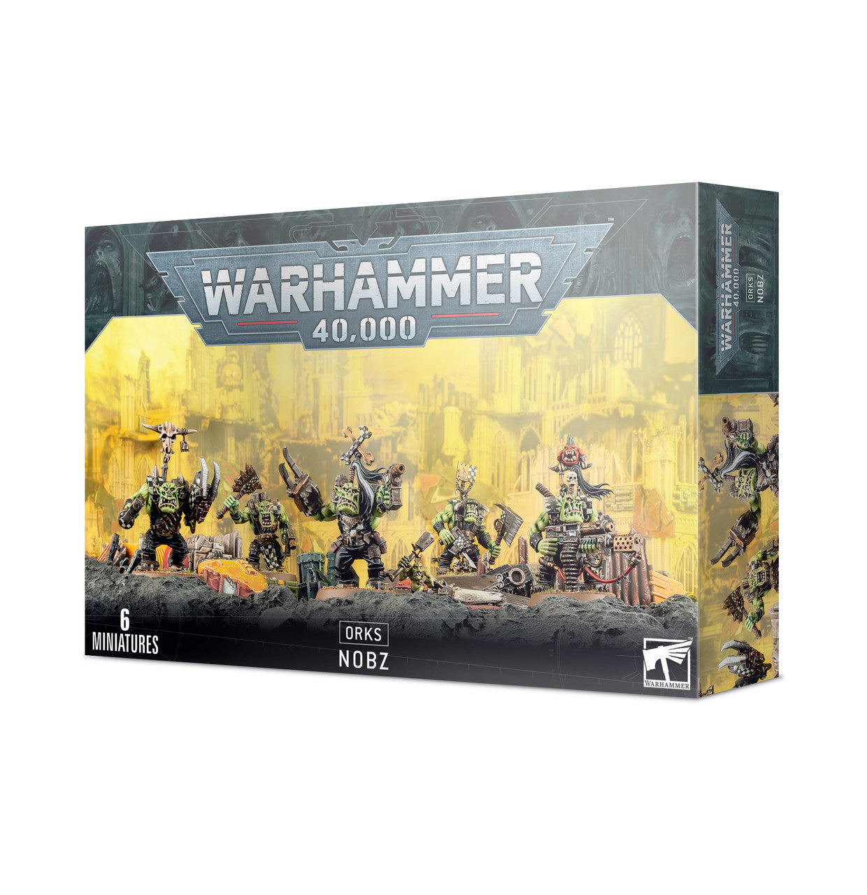 Games Workshop Warhammer 40K Orks Nobz Miniature 50-12