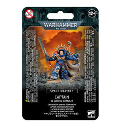 Games Workshop Warhammer 40k Space Marines Captain in Gravis Armour Miniature 48-70