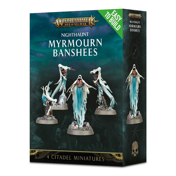 Games Workshop Warhammer Age of Sigmar Easy to Build Nighthaunt Myrmourn Banshees Miniature 71-11