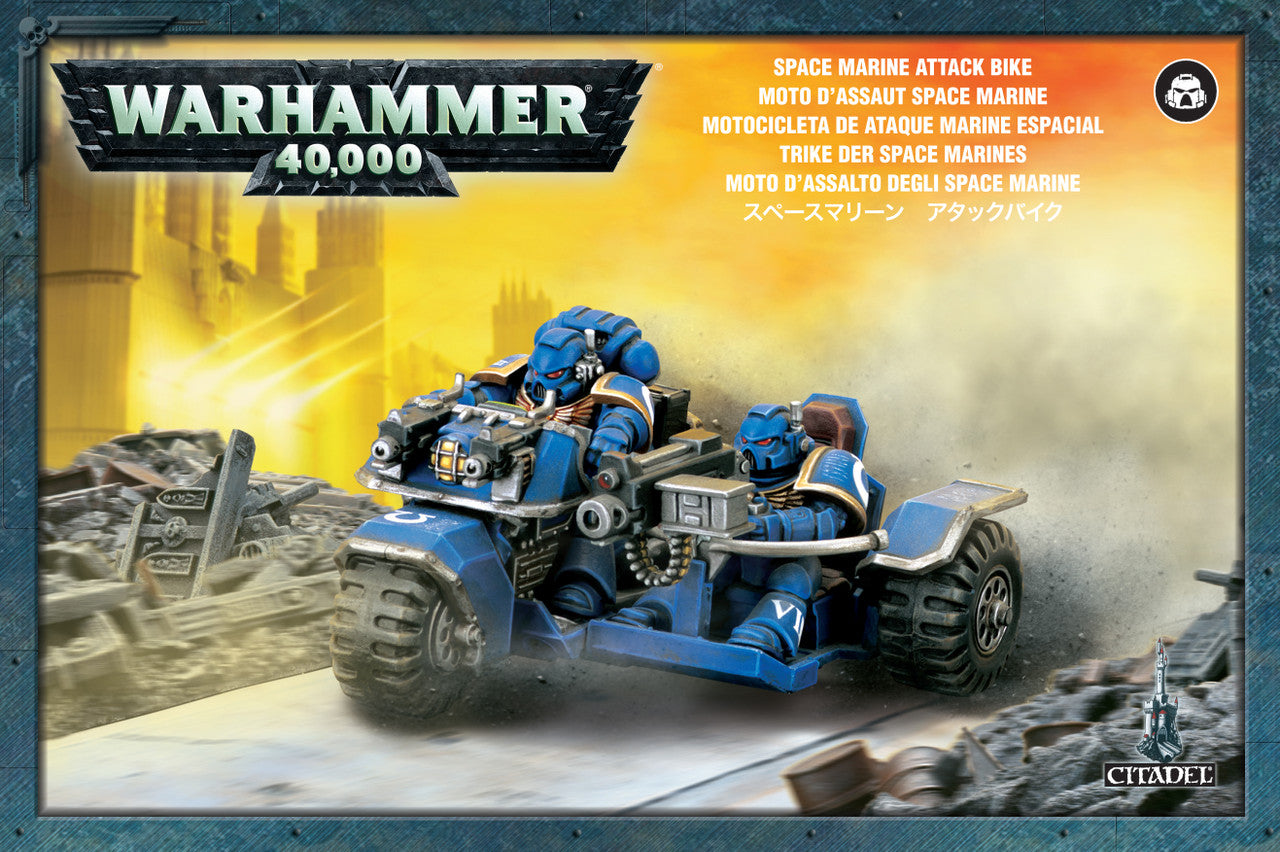 Games Workshop Warhammer 40K Space Marine Attack Bike 48-20