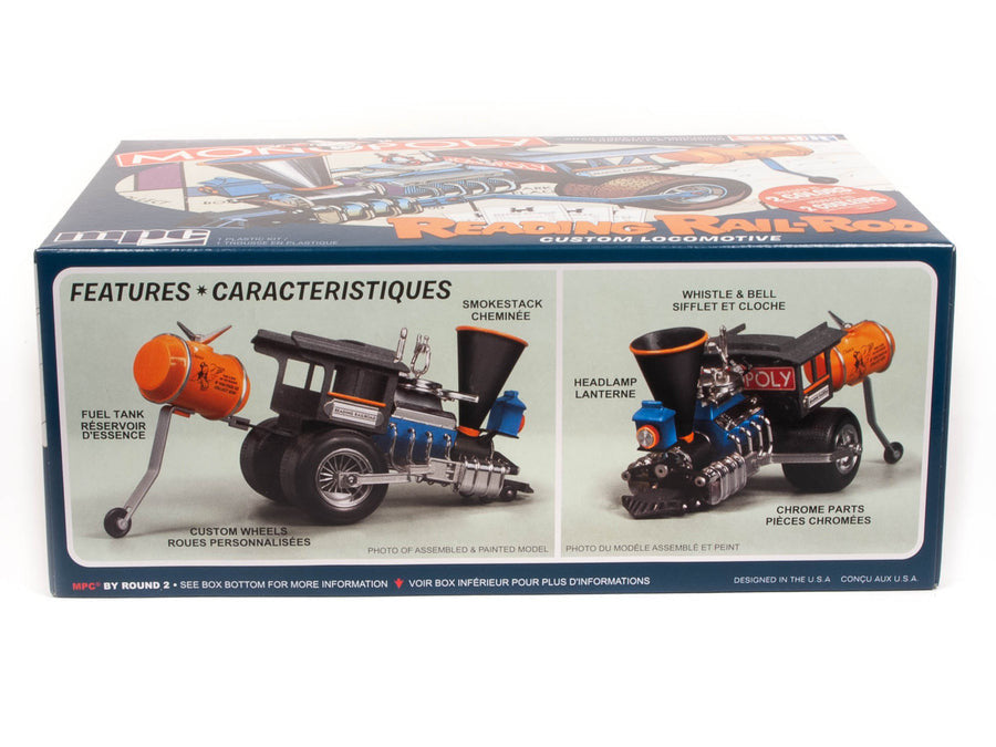 Monopoly Reading Rail Rod Custom Locomotive 1:25 Scale Model Kit