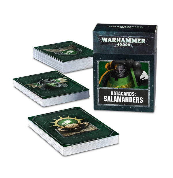 Games Workshop Warhammer 40K Space Marines Salamanders Datacards English 53-50