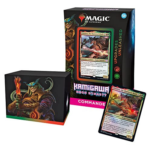 MTG Magic The Gathering Kamigawa Neon Dynasty Commander Deck Upgrades Unleashed Single Pack MTG-UpgradesUnleashed