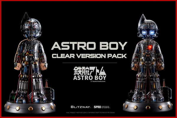 BLITZWAY Astro Boy Clear Version Pack, Blitzway Superb Anime Statue(Non Scale) (BZW47940)