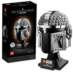 LEGO Star Wars The Mandalorian Helmet Building Kit for Adults Collectible Brick-Built Display Model 584 Pieces