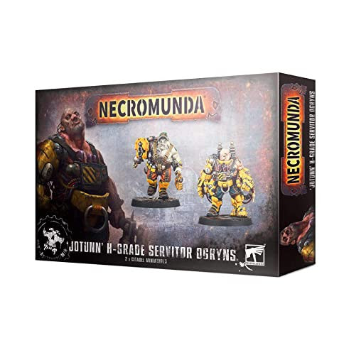 Games Workshop Warhammer 40K Necromunda Jotunn H-Grade Servitor Ogryns Miniature 300-64