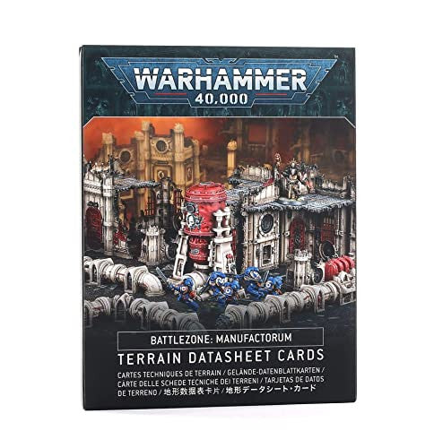 Games Workshop Warhammer 40K Battlezone Manufactorum Datasheet Cards 40-14