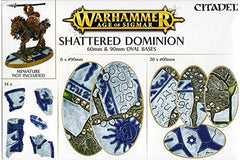 Games Workshop Citadel Warhammer Age of Sigmar Citadel Shattered Dominion 60mm & 90mm Oval Bases 66-98