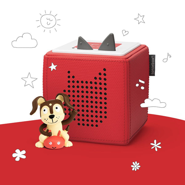 Toniebox Audio Player Starter Set with Playtime Puppy - Red