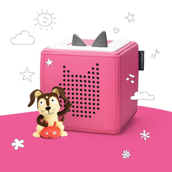 Toniebox Audio Player Starter Set with Playtime Puppy - Pink