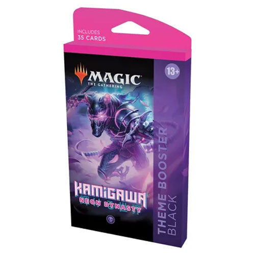 Kamigawa Neon Dynasty Theme Booster Black Single Pack Kamigawa-NeonDynasty-TB-Black