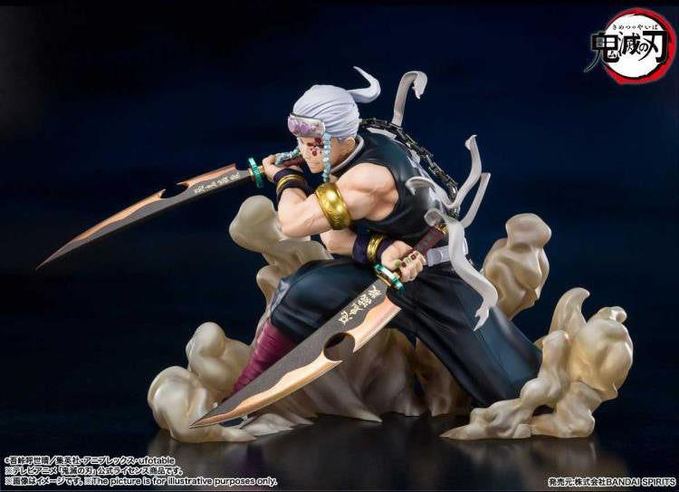 Demon Slayer: Kimetsu no Yaiba Anime Static Figure Tengen Uzui Featuring His Trademark Chained Swords.FiguartsZero Tamashi Nations Bandai Spirits BAS63242