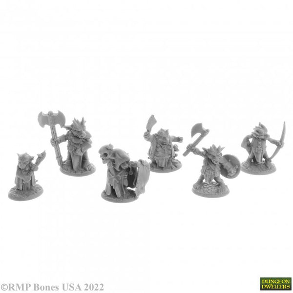Reaper Dungeons And Dragons Ratpelt Kobold Leaders REM07053 Miniatures D&D REM07053