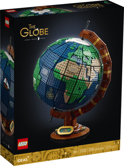 LEGO The Globe V39 Customizable Vintage Brick-built Earth Globe