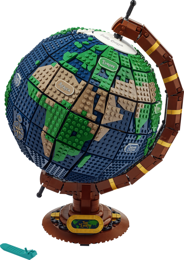 LEGO The Globe V39 Customizable Vintage Brick-built Earth Globe