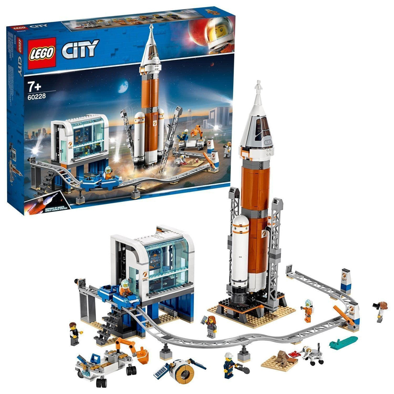 LEGO 60351 City Rocket Launch Center with NASA-inspired Features