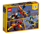 LEGO 3 in1 Super Robot Featuring a Posable Head Legs Feet Arms and Hands