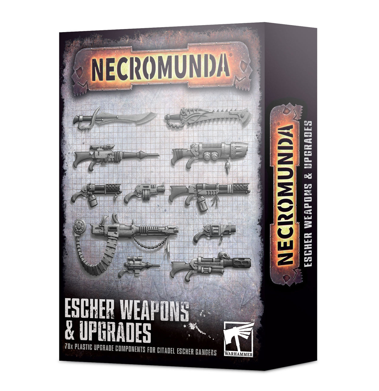 Games Workshop Warhammer 40K Necromunda Escher Weapons & Upgrades 300-74