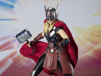 SH Figuarts Mighty Thor Love and Thunder Movie Action Figure 2 Head Sculpts Interchangeable Hands Mjollnir lightning Effect Tamashii Nations Bandai Spirits BAS63293