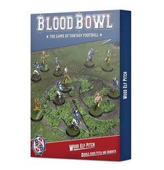 Games Workshop Blood Bowl Wood Elf Double Sided Pitch & Dugouts 200-68
