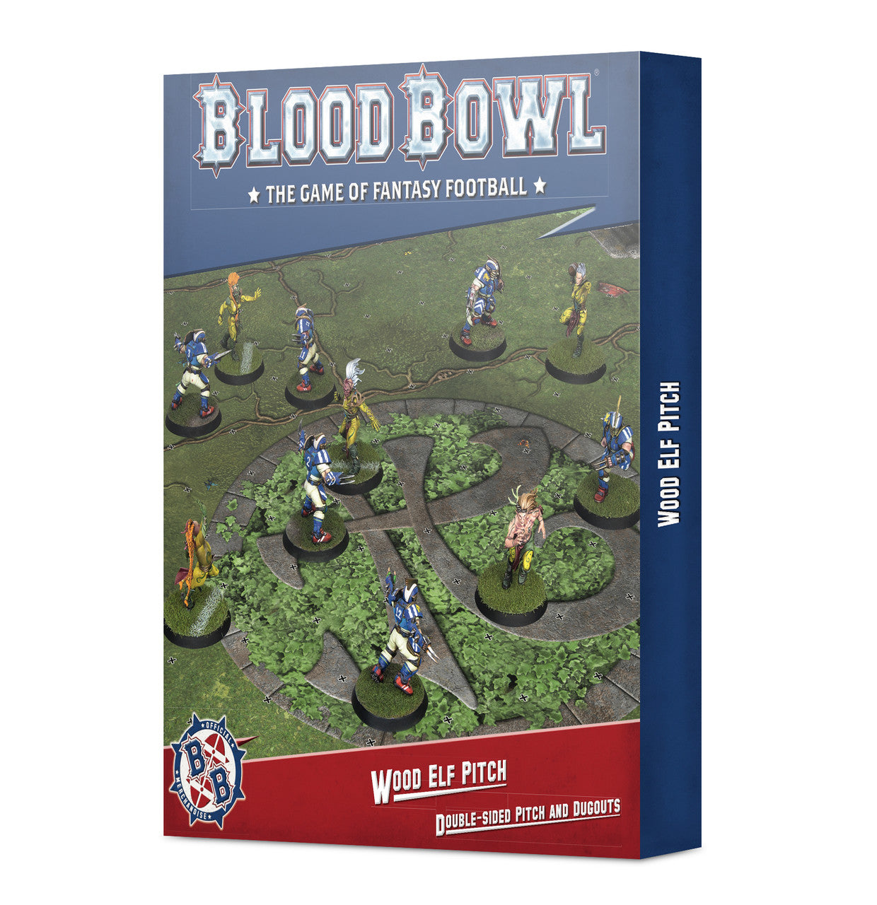 Games Workshop Blood Bowl Wood Elf Double Sided Pitch & Dugouts 200-68