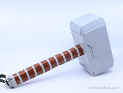 LEGO Marvel Thor's Hammer Mjolnir Deluxe Building Toy + Mystery Marvel Mini Figure