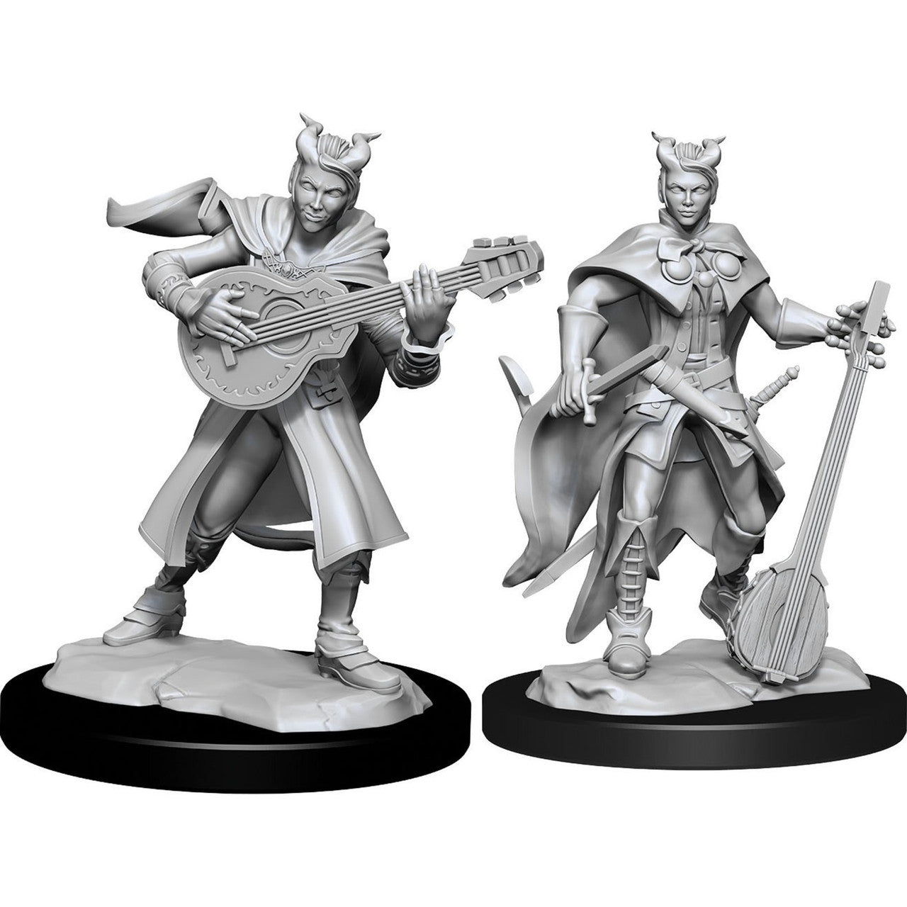 Wizkids Dungeons And Dragons Tiefling Bard Nolzur's Marvelous Unpainted S W14 Tiefling Bard Female Miniature D&D WZK90226