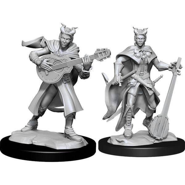 Wizkids Dungeons And Dragons Tiefling Bard Nolzur's Marvelous Unpainted S W14 Tiefling Bard Female Miniature D&D WZK90226