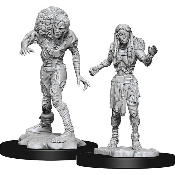 Wizkids Dungeons And Dragons Monster Nolzur's Marvelous Unpainted S W14 Drowned Assassin & Drowned Asetic Miniature D&D WZK90242