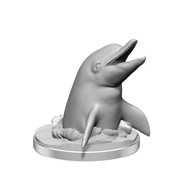 Dungeons and Dragons Wizkids Monster WizKids Deep Cuts Unpainted s W14 Dolphins Miniature D&D WZK90270