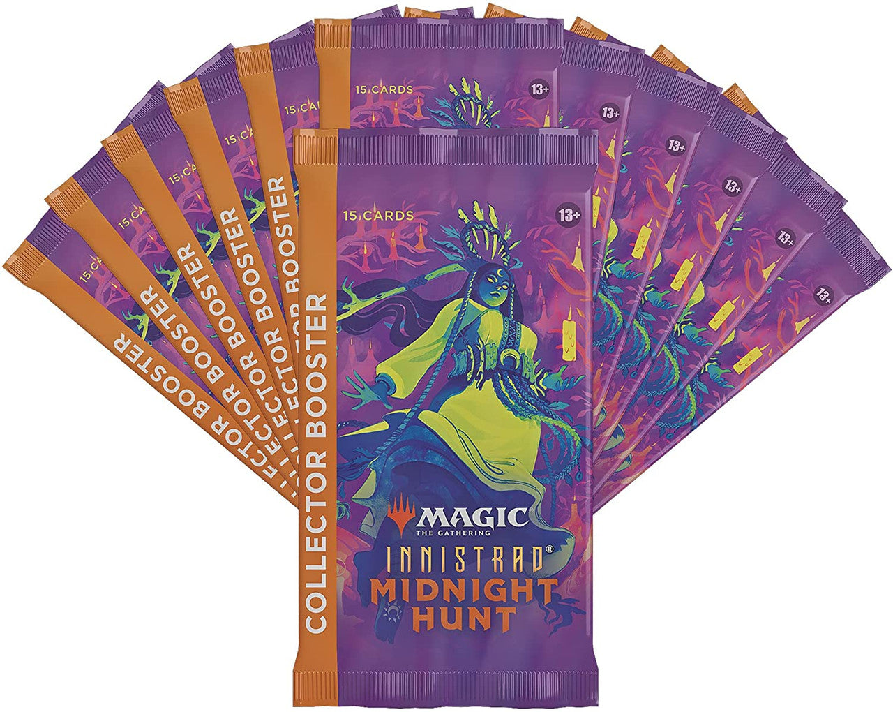MTG Magic The Gathering CCG Innistrad Midnight Hunt Collector Booster Display 12 WCMGMIDCB