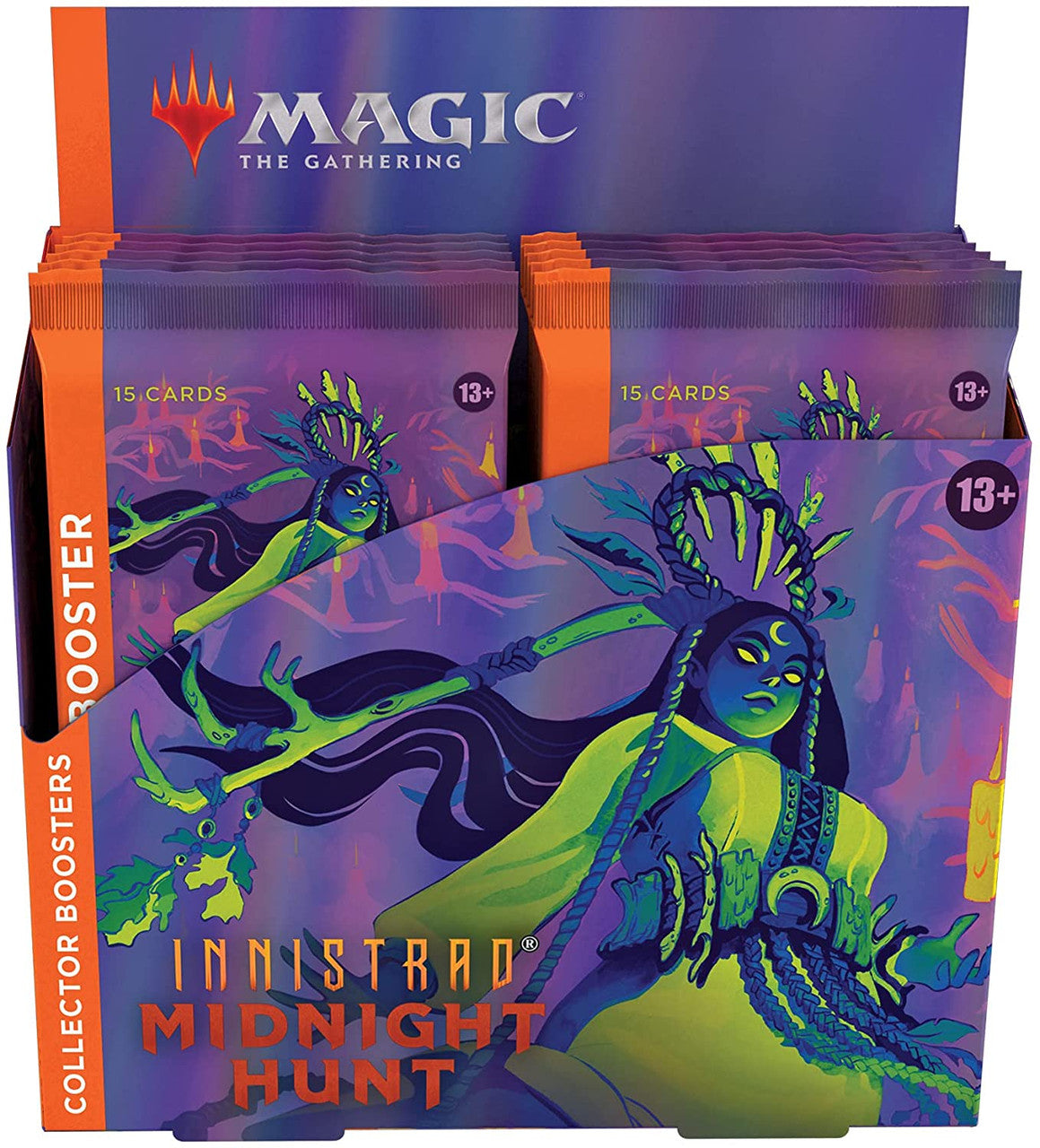 MTG Magic The Gathering CCG Innistrad Midnight Hunt Collector Booster Display 12 WCMGMIDCB