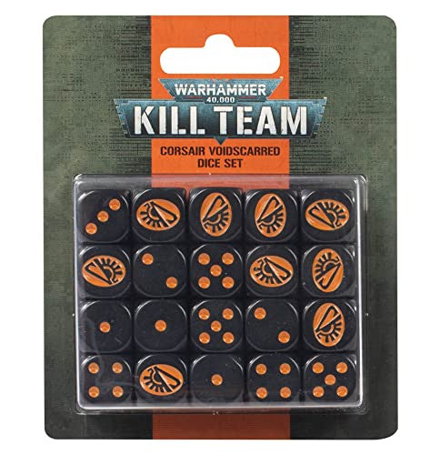 Games Workshop Warhammer 40k Kill Team Cors Air Voidscarred Dice Set 102-95
