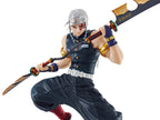 Demon Slayer: Kimetsu no Yaiba Tengen Uzui Is Here Posed in Dynamic Scene Chained Swords Anime Static Figure Ichiban Bandai Spirits BAS60199