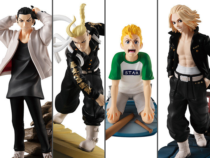 Megahouse Petitrama Series Tokyo Revengers Toman Heroic Scenes Set