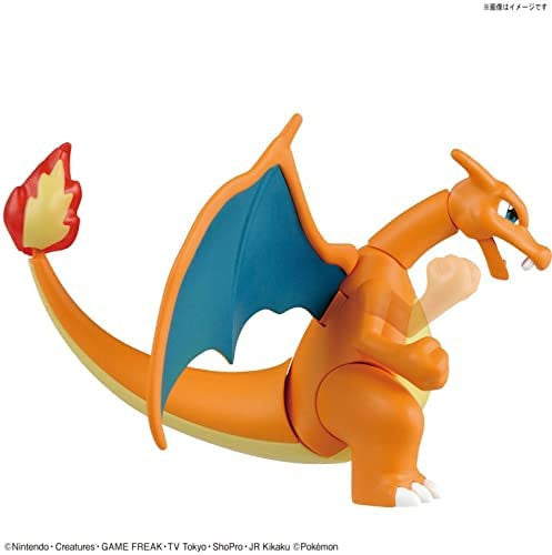 Bandai Hobby Charizard & Dragonite Kit de Modelo Pokemon, Multicolor
