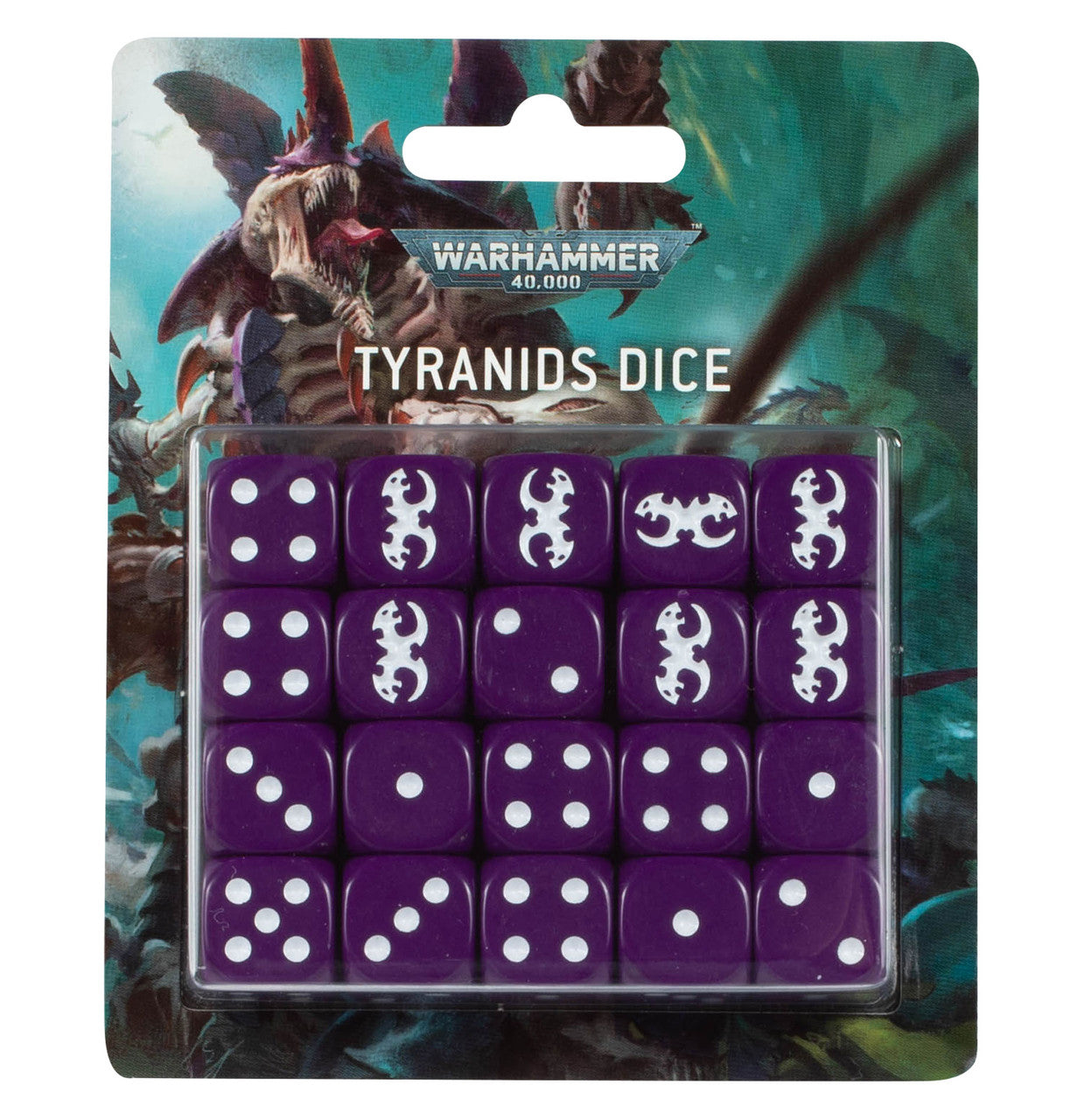 Games Workshop Warhammer 40K Tyranids Dice Set 2023 Edition 66-86