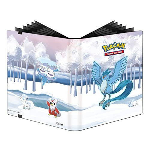Ultra PRO - Pokemon Gallery Series Frosted Forest 9-Pocket PRO Binder - Store and Protect up to 360 Standard Size Cards In Side Loading Pockets Perfect for Collectible Trading Cards and Gaming Cards ULP15988
