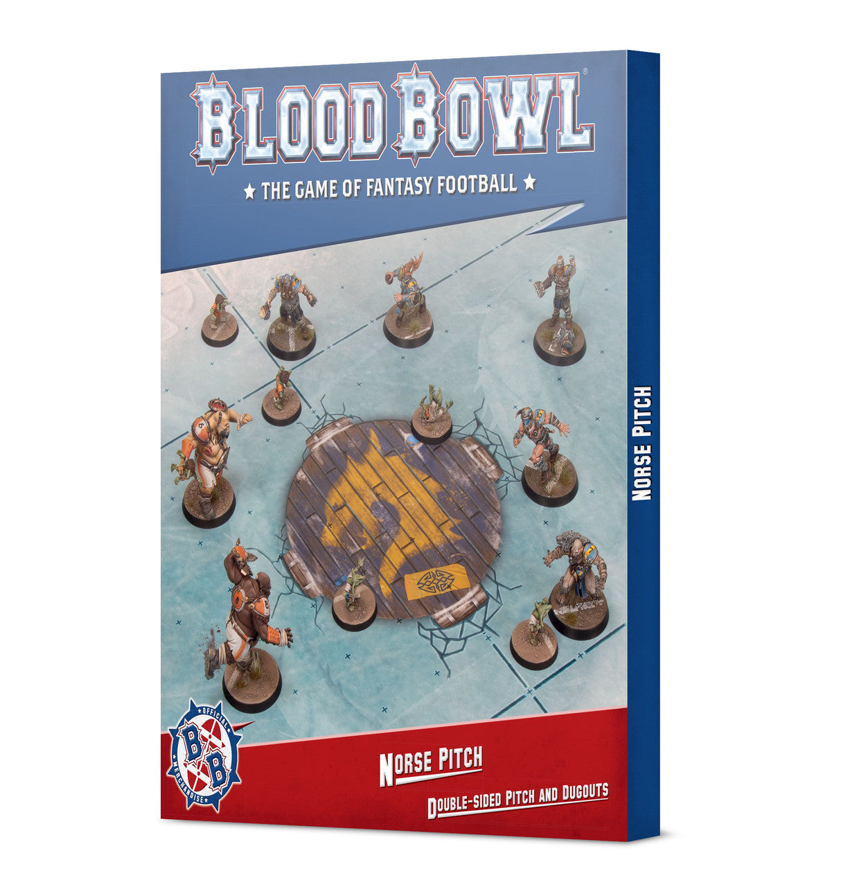Games Workshop Blood Bowl Norse Double Sided Pitch & Dugouts 202-23