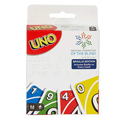 UNO Braille Family-favorite card game