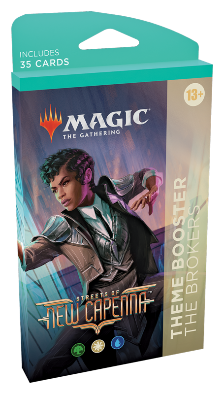 MTG Magic The Gathering CCG Streets Of New Capenna Theme Booster Brokers Single Pack WOC-C95170000-Brokers
