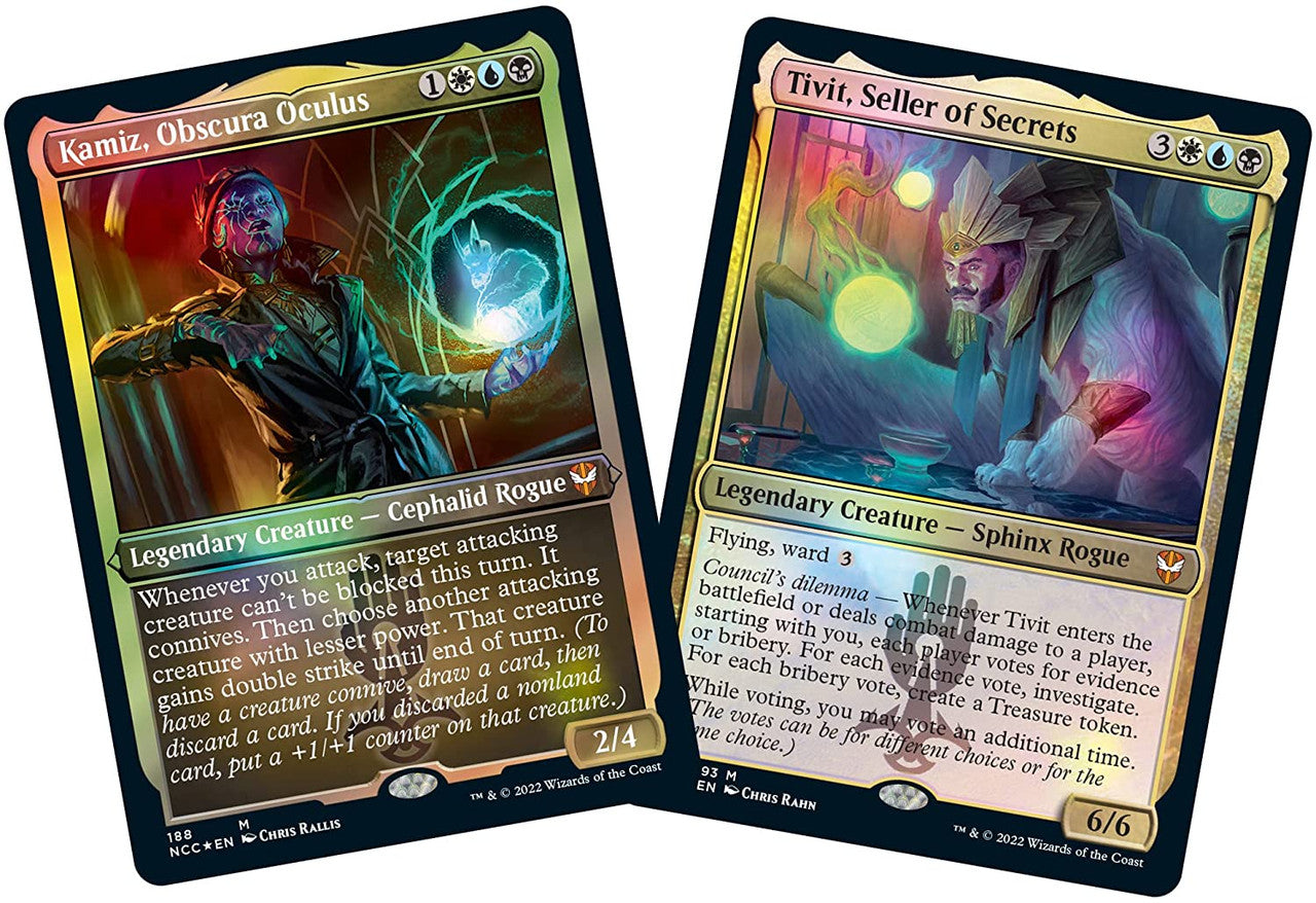 MTG Magic The Gathering Streets of New Capenna Commander Deck Obscura Operation Single Pack WOC-C95160000-ObscuraOperation