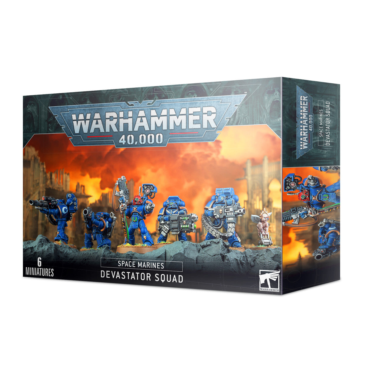 Games Workshop Warhammer 40K Space Marines Devastator Squad 48-15