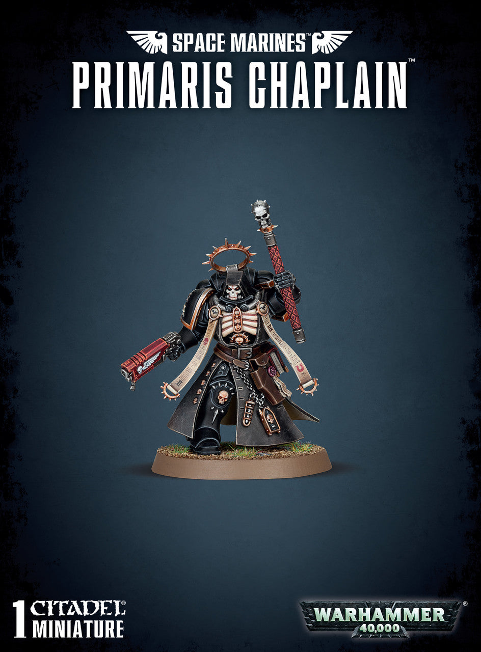 Games Workshop Warhammer 40K Space Marines Primaris Chaplain Miniature 48-62