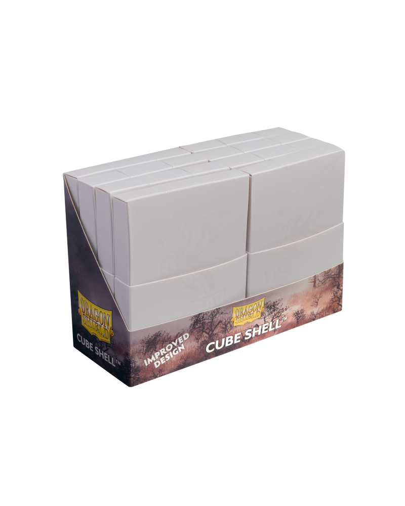 Dragon Shield Cube Shell Ashen White Card Deck Box AT-30535