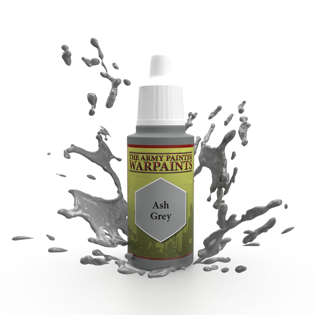 The Army Painter Warpaint Ash Grey Non Toxic Acrylic Paints 18ml WP1117